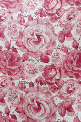 Annah Stretton Cotton turkish towel pink floral print