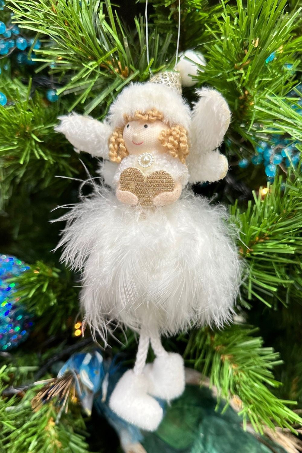 AS Xmas Fleur Angel - White