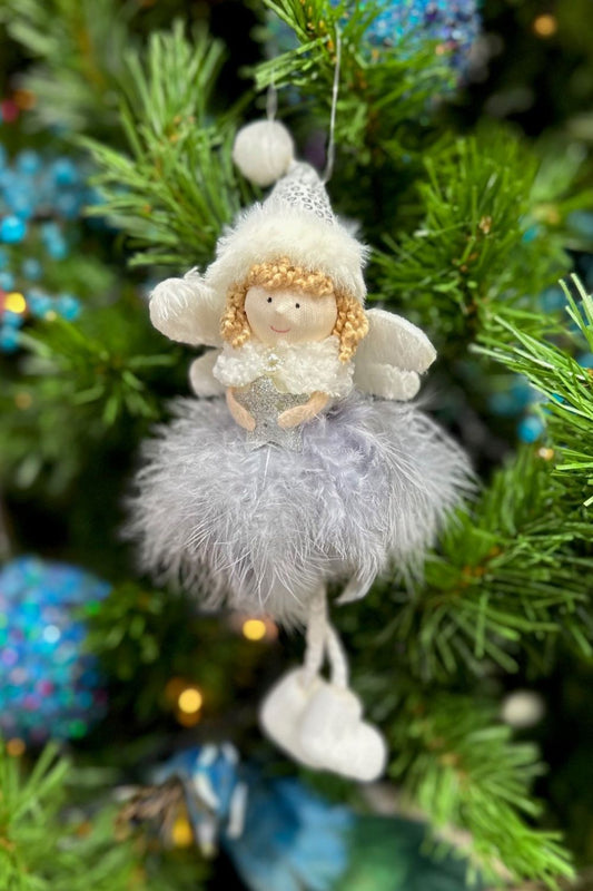 AS Xmas Fleur Angel - Silver