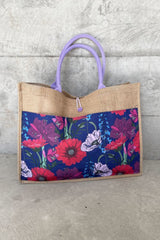 annah stretton gerbera jute bag 