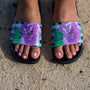 Gingham Floral Slide - SALE