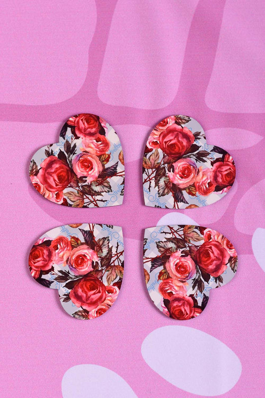 AS Heart Coaster - Sky Rose - Set of 4