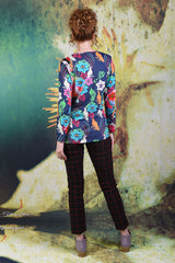 Back of model wearing the Rita Long Sleeve Tee