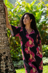 Model wearing maeve dress by annah stretton