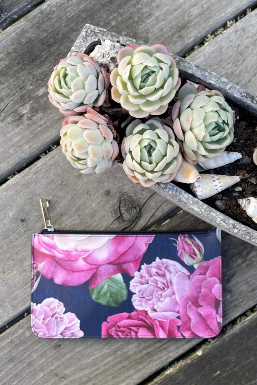 Annah Stretton Peony Floral Phone Wallet