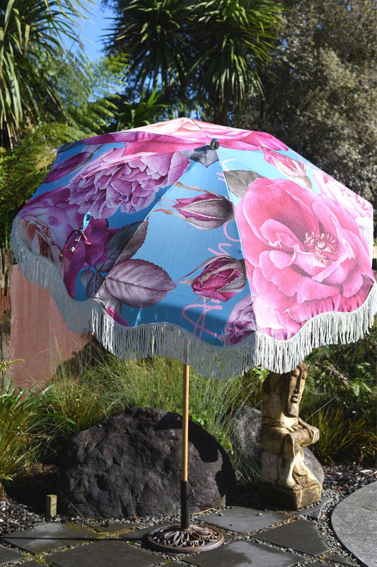 AS Outdoor Beach Umbrella - Pink Peony