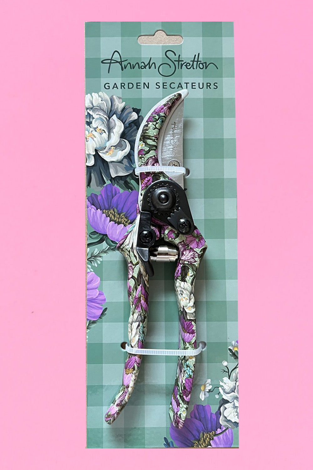 annah stretton green floral garden pruners