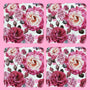 AS Square Coaster - Set of 4 - White Peony