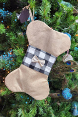 AS Christmas Bone Stocking - Cream