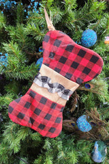 AS Christmas Bone Stocking - Red