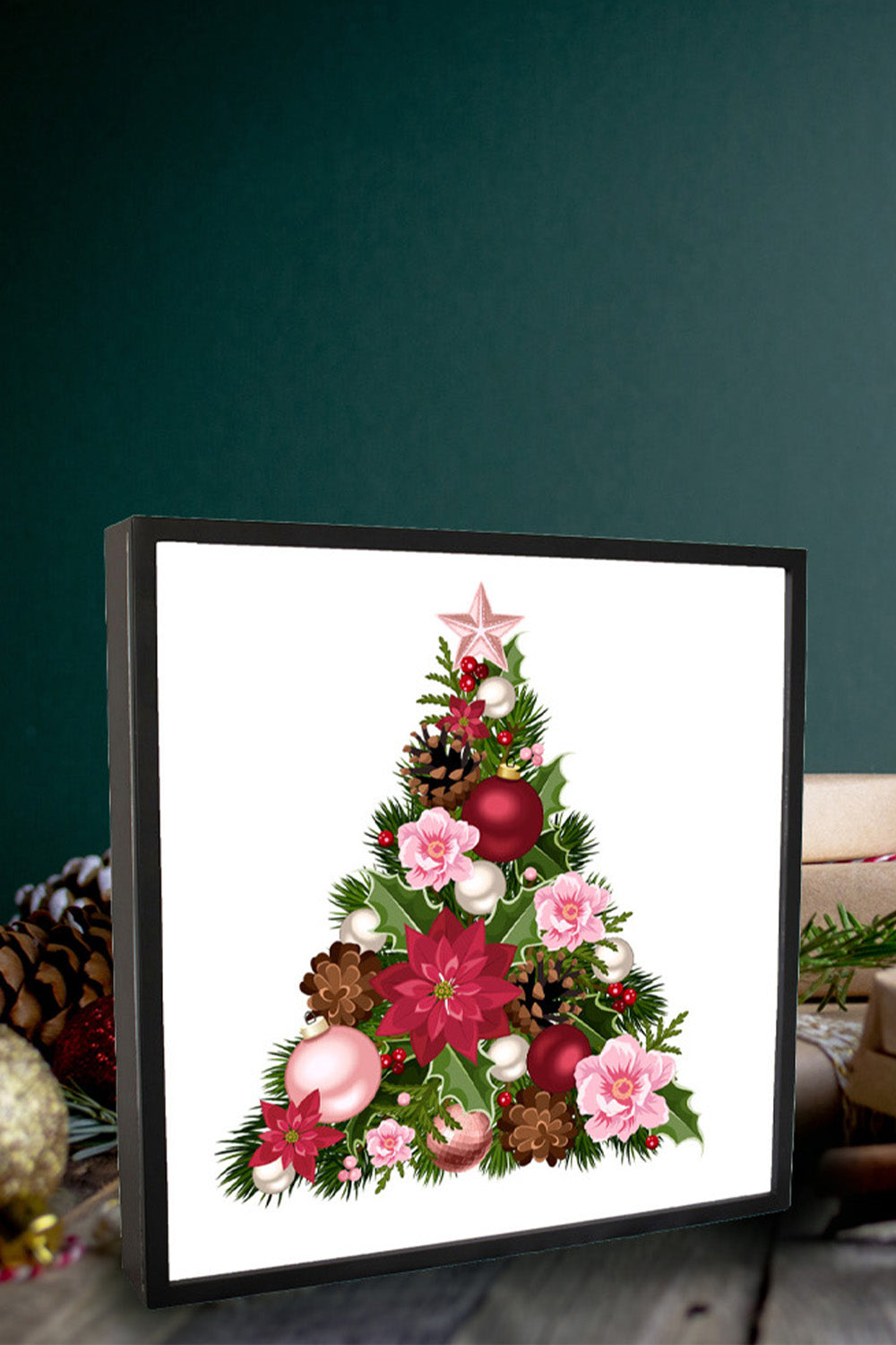Tree Light Box Christmas Peony Tree Lightbox - IN STOCK – Annah Stretton