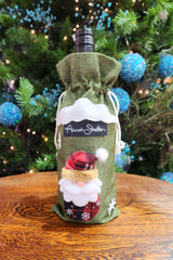 AS Christmas Wine Bag - Olive