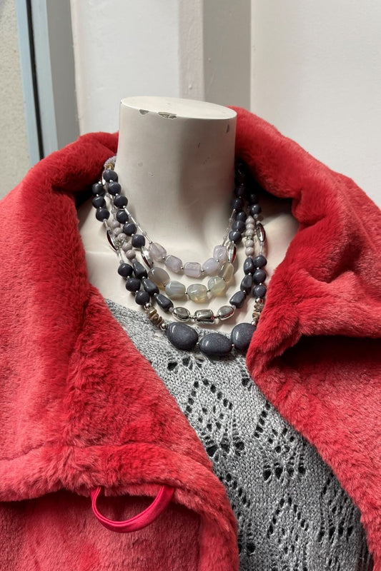 Kimberley Jewel Necklace - Stone