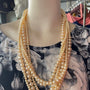 AS Tilly Small Costume Pearl Necklace - Champagne - SALE