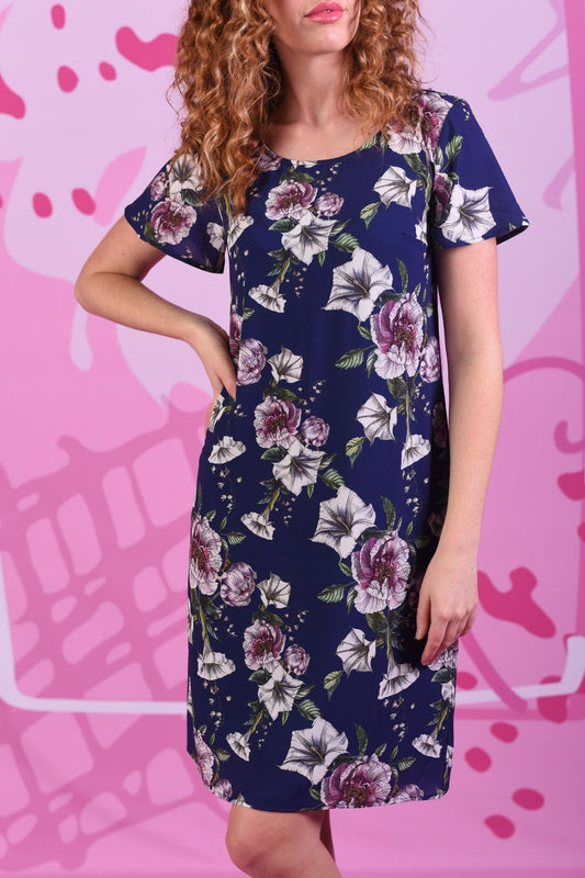 Austin Indigo Dress - Trumpet