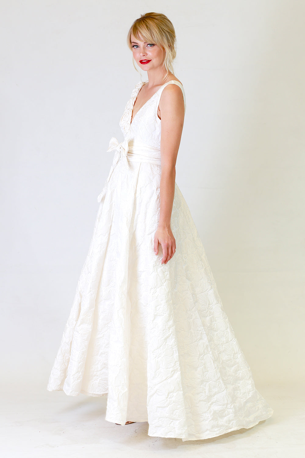 baby didion genevieve wedding dress in white