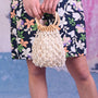 Beach Babe String Bag - Cream
