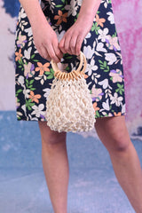 Beach Babe String Bag - Cream