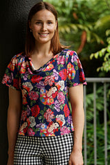 Bijou Top - Rita Navy - SALE