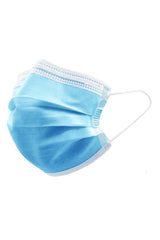 Disposable Surgical Face Mask - 3 Layers - Blue - Pack of 25