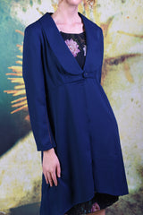 Close-up of Brisa Bailey Navy jacket
