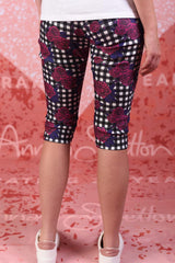Capri Pants - Cerise Peony - SALE