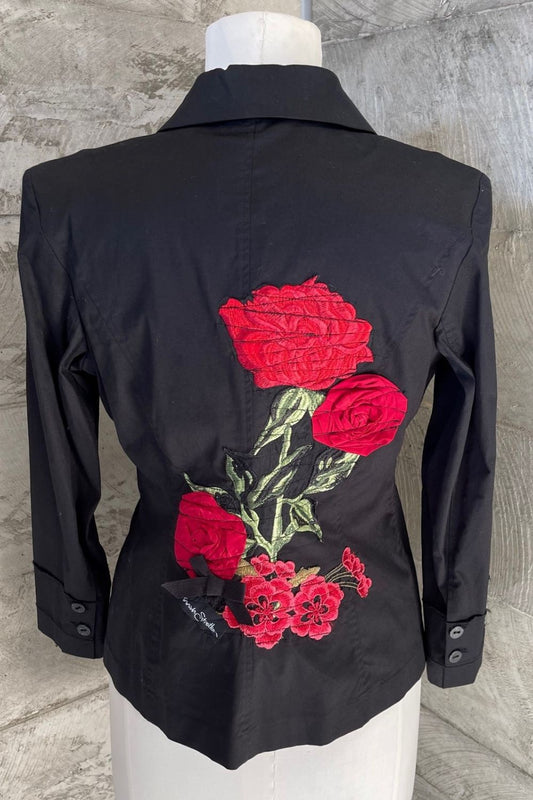 Dangerous Birthday Blazer - Bespoke - Red Rose - M