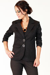 dangerous liason black blazer style statement jacket