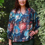 Dawn Blouse - Blue Bloom