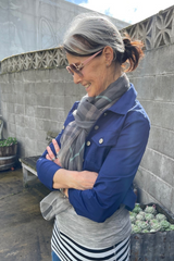 Annah Stretton DJ Star denim jacket