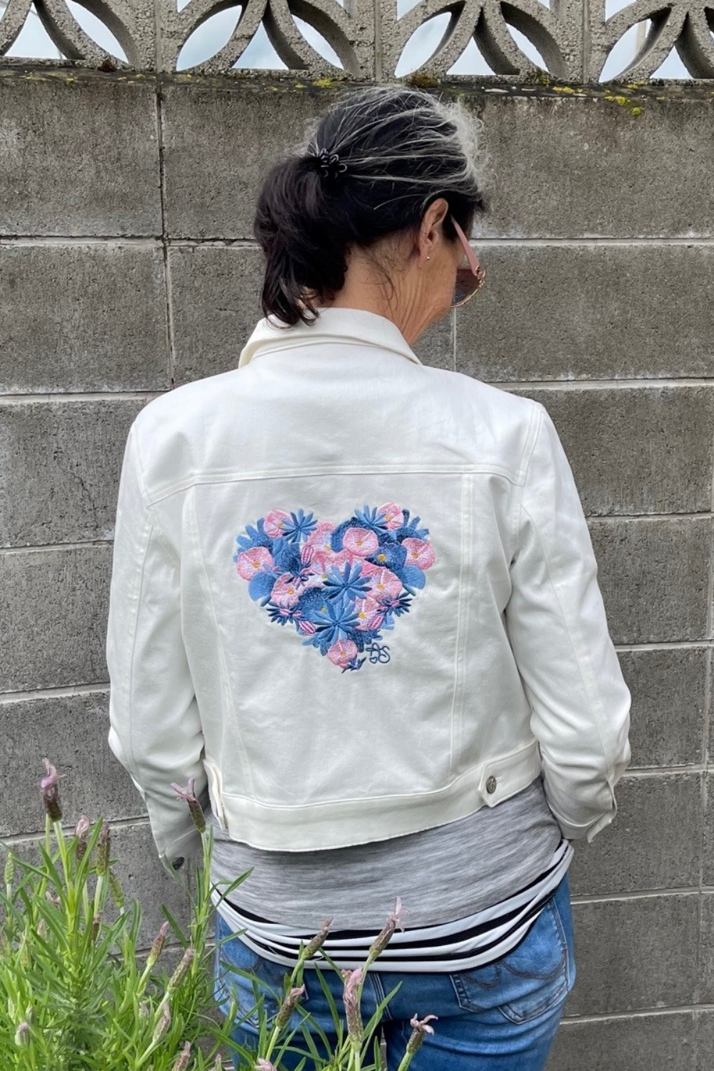 Annah Stretton wearing the DJ Snowy Jacket