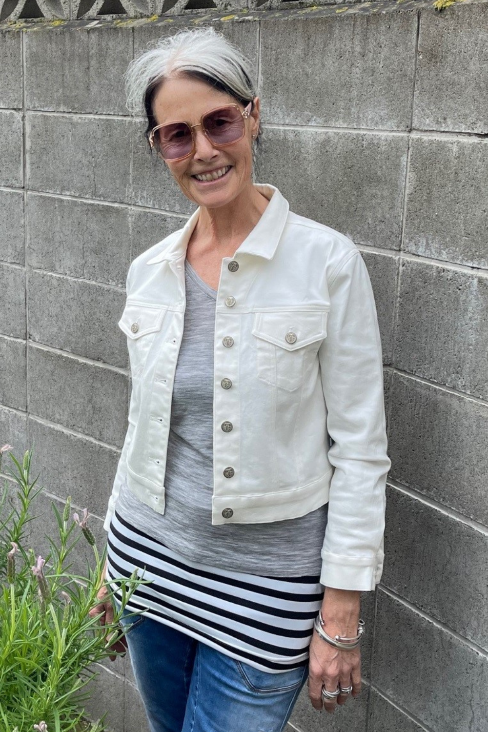 Annah Stretton wearing DJ Snowy Jacket