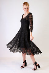Summer Stunner Lace Dress | Black and White Lace Dress | Autumn Winter 19 Annah Stretton Fashion NZ