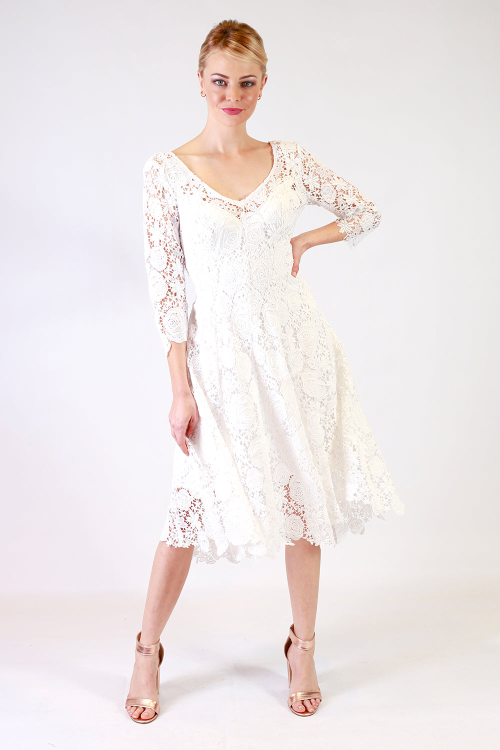 Summer Stunner Lace Dress | Black and White Lace Dress | Autumn Winter 19 Annah Stretton Fashion NZ