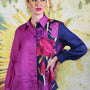 Elsie Rose Linen Shirt - Cerise