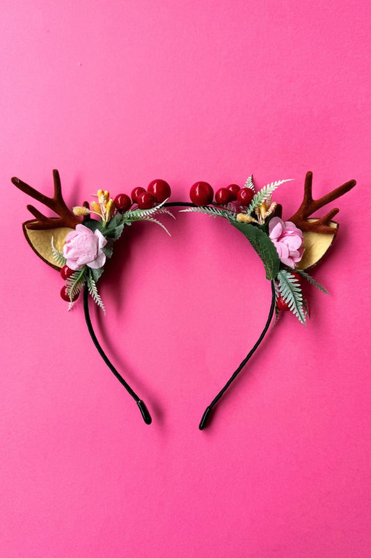 Festive Felicity Headband - Pink