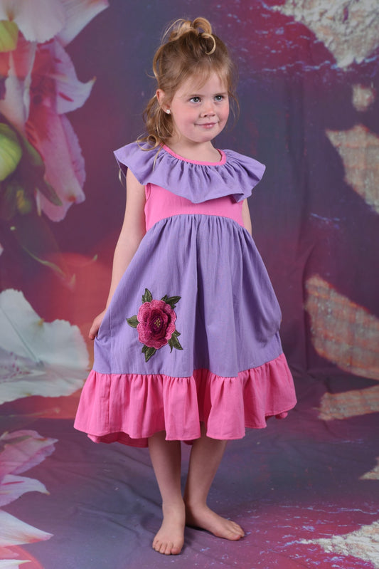 Isabella Girl's Dress - Pink
