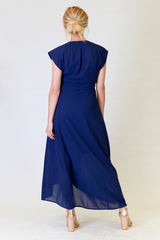gretchen gina bridesmaid dress in navy blue