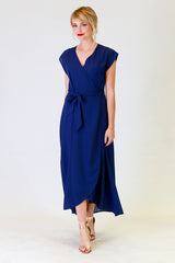 gretchen gina bridesmaid dress in navy blue