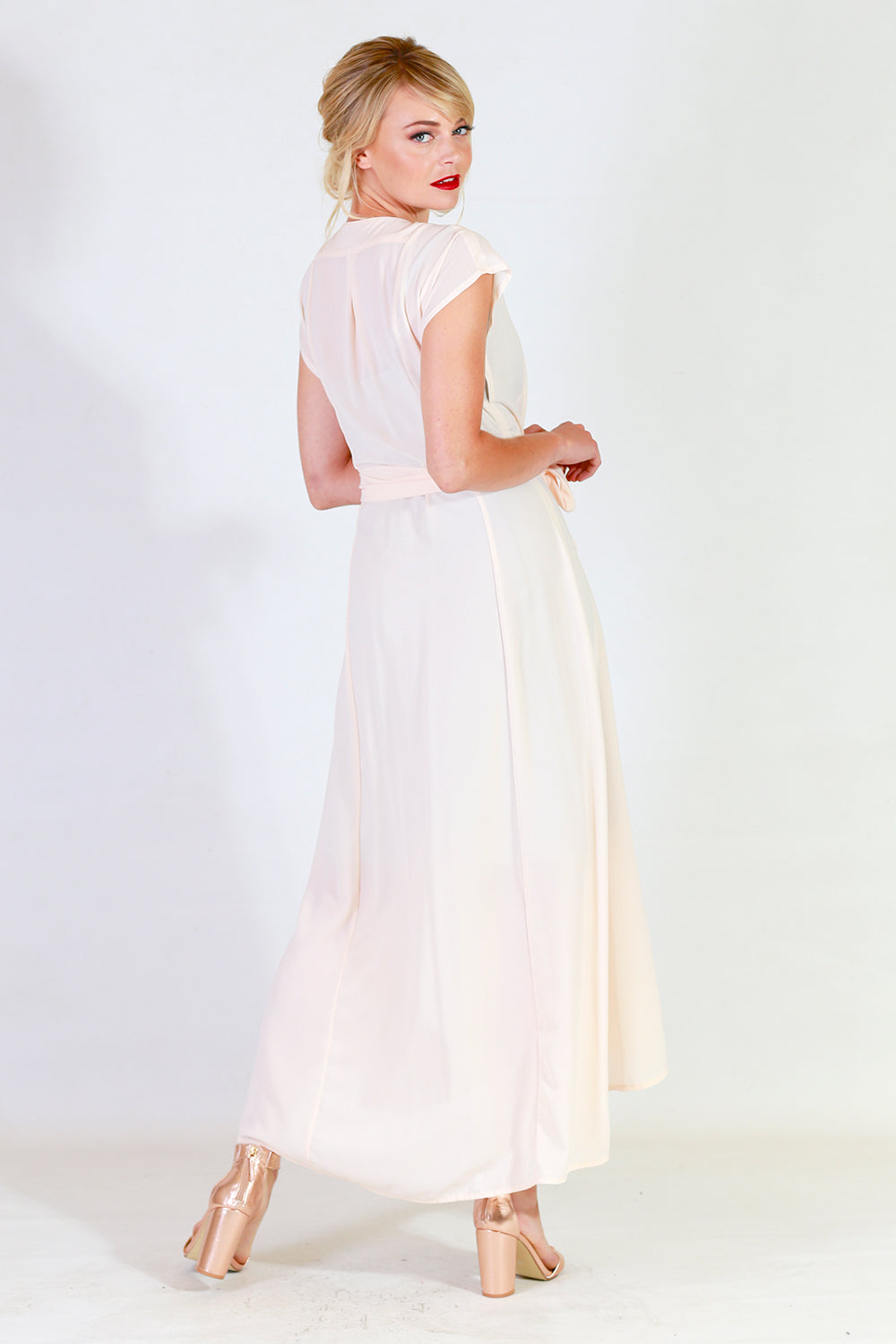 gretchen gina bridesmaid dress in cream, formal dress