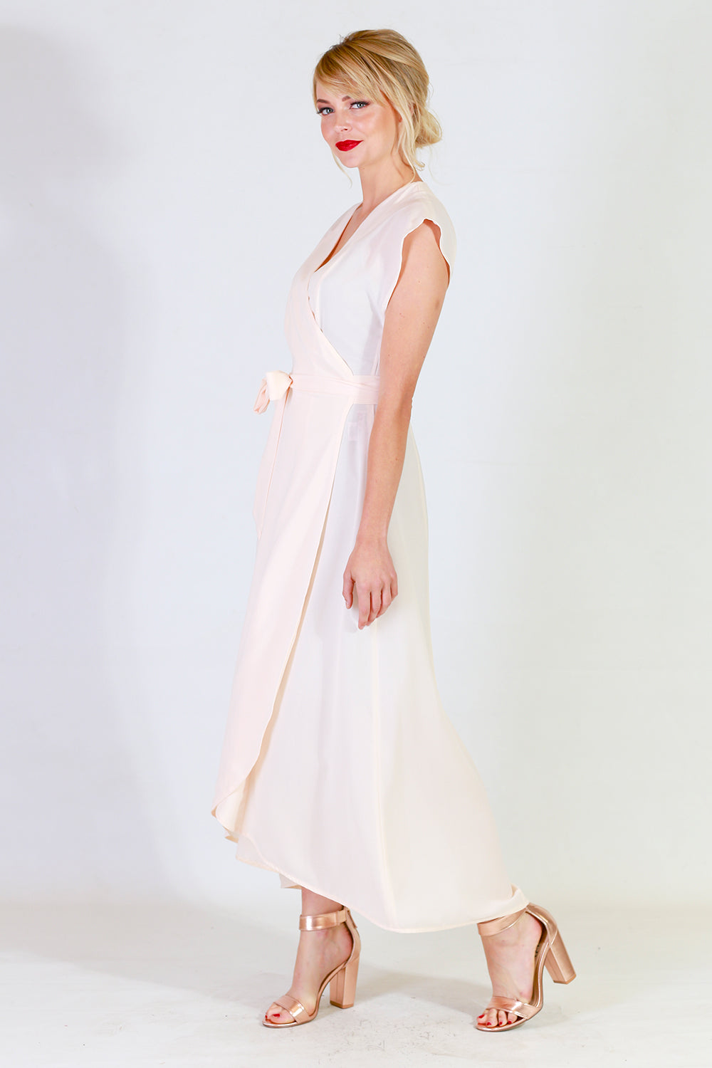 gretchen gina bridesmaid dress in cream, formal dress