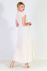 gretchen gina bridesmaid dress in cream, formal dress