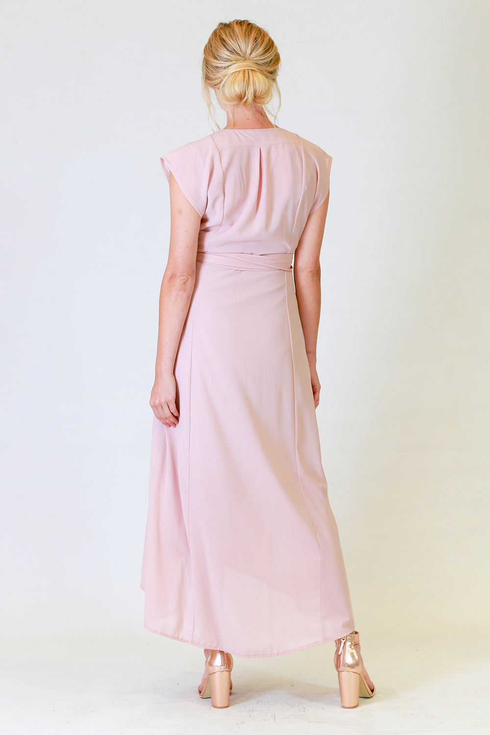 gretchen gina bridesmaid dress in pink