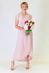 gretchen gina bridesmaid dress in pink