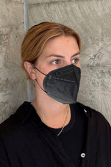 Unisex KN95 Respirator Non Medical Face Mask - Pack of 10 - Black