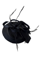 Leonie Fascinator - Black