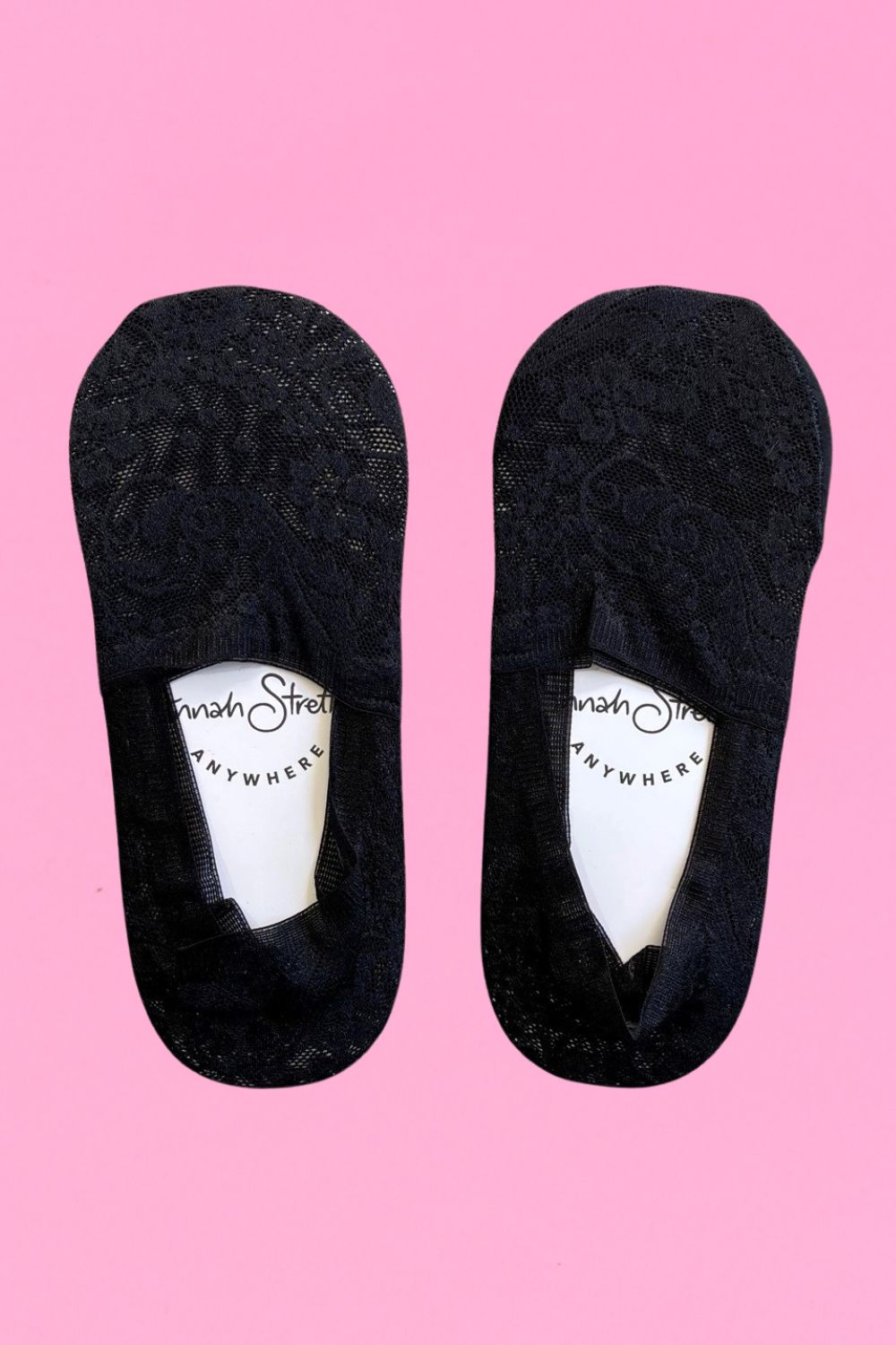 Designer Lace Black Sockettes | Annah Stretton | Socks Online NZ