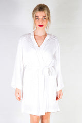 White Robe | Undergarments | Kimono sleeve | Kimono | Bridal Robe | New Zealand Fashion | Annah Stretton
