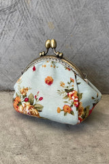 Designer Floral Coin Purse Mint