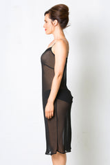 Pam Sheer Slip | Black Slip | Sheer Slip | Undergarments | Essentials | Nightwear | Annah Stretton